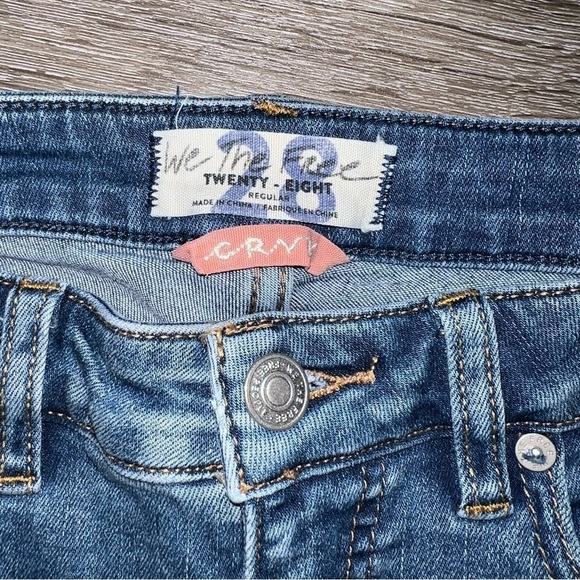 Free People We The Free Crvy Curvy Ankle Skinny Jeans Size 28 Regular - Picture 4 of 8